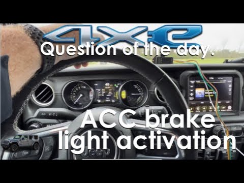 does cruise control use brake lights